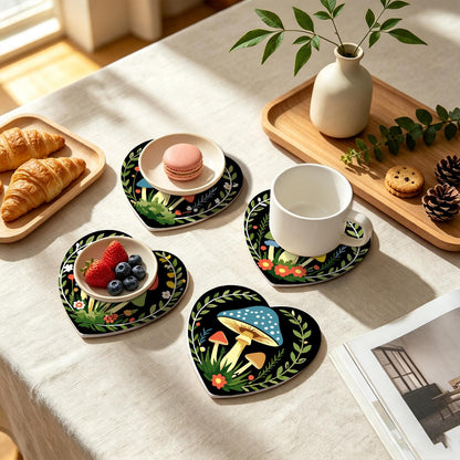 Midnight Toadstool Garden paint by numbers coasters – image 24