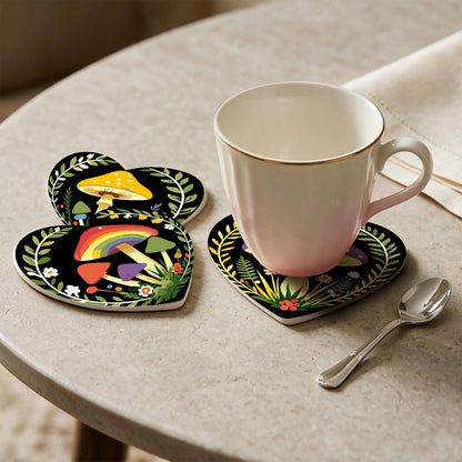 Midnight Toadstool Garden paint by numbers coasters – image 25