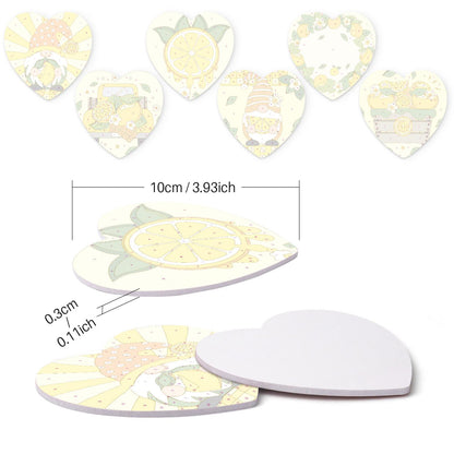 Lemon Gnome Sunshine paint by numbers coasters – image 15