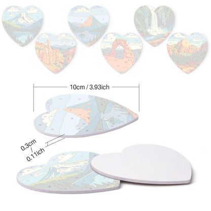 Red Rock Arches and Peaks paint by numbers coasters – image 15