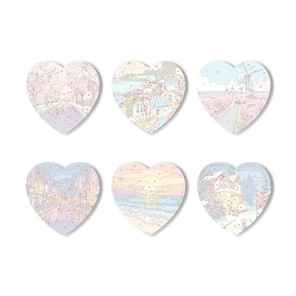 Four-Season Road Trip Views paint by numbers coasters – image 16