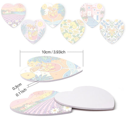 Lavender Fields and Lemonade paint by numbers coasters – image 15