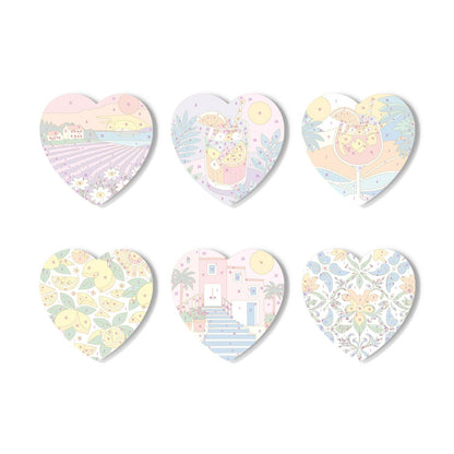 Lavender Fields and Lemonade paint by numbers coasters – image 16