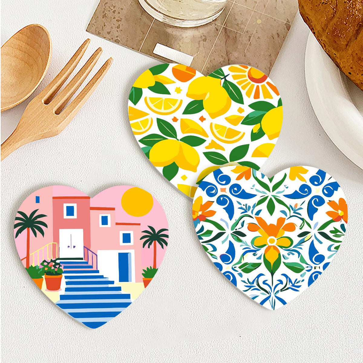 Lavender Fields and Lemonade paint by numbers coasters – image 25