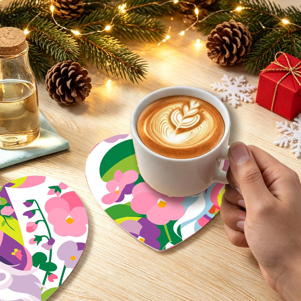 Rainbow Garden Gnomes paint by numbers coasters – image 19