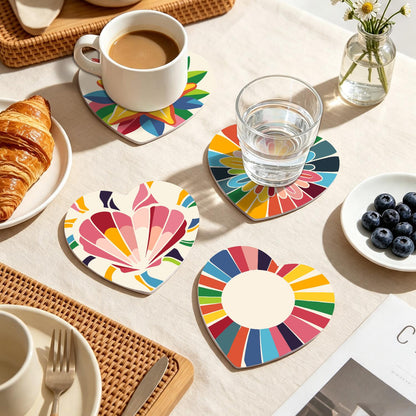 Kaleidoscope Butterfly and Star paint by numbers coasters – image 20