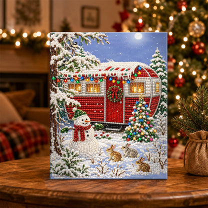 Holiday Camper in the Pines pearl painting – image 5