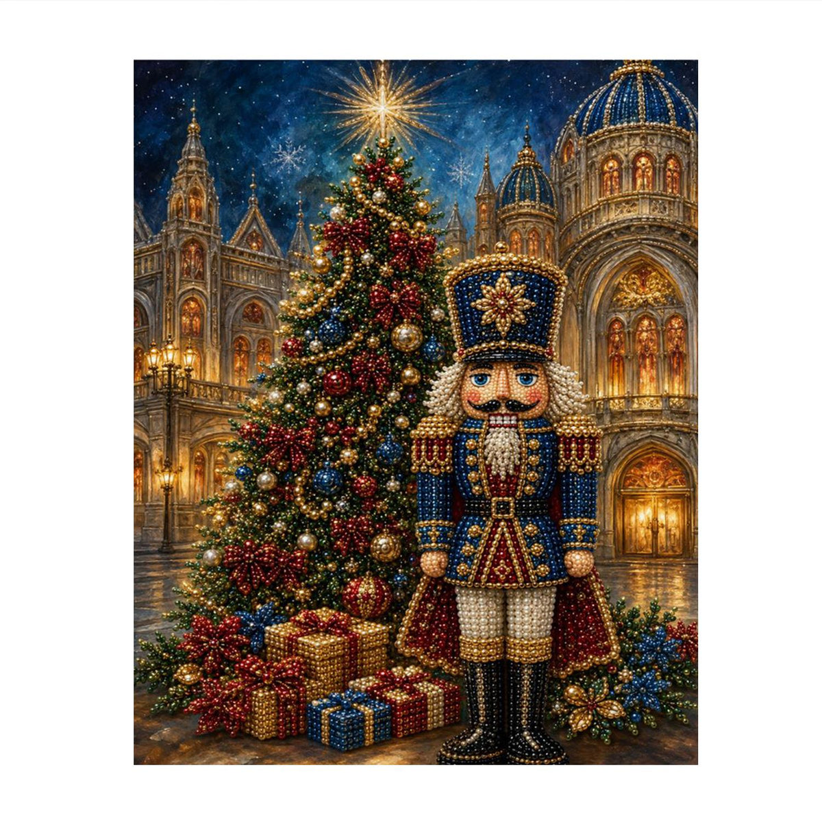 Blue-Coat Nutcracker at the Palace pearl painting – image 11