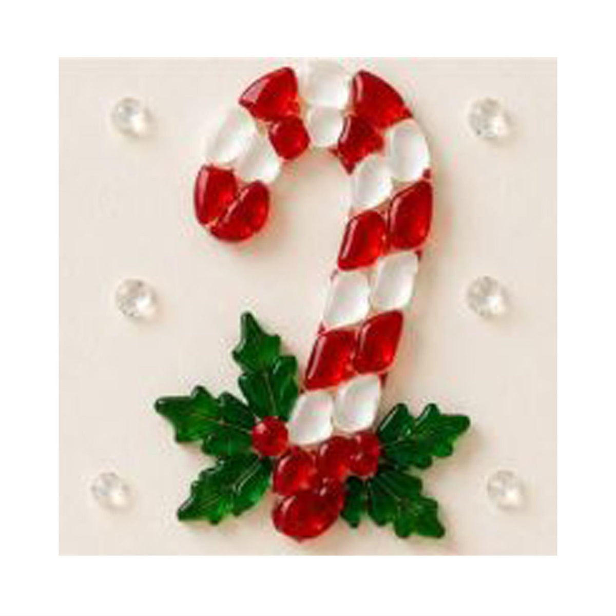Peppermint Cane and Holly Sprig pearl painting – image 11