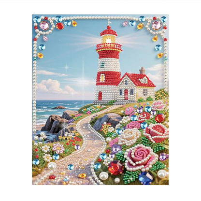Rose Path to the Lighthouse pearl painting – image 11