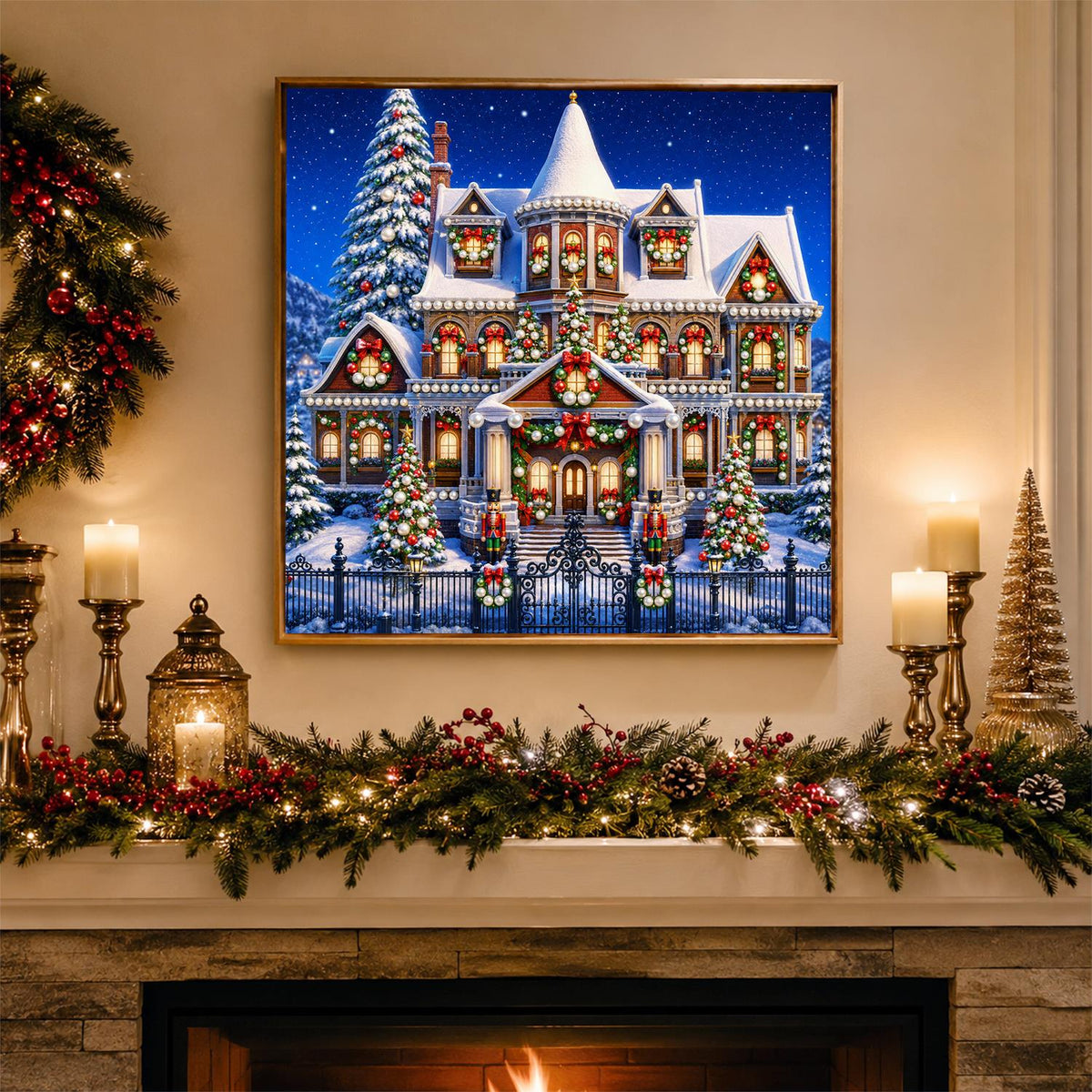 Victorian Manor Aglow pearl painting – image 3