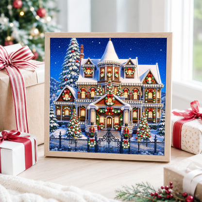 Victorian Manor Aglow pearl painting – image 4