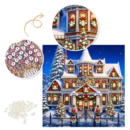 Victorian Manor Aglow pearl painting – image 6
