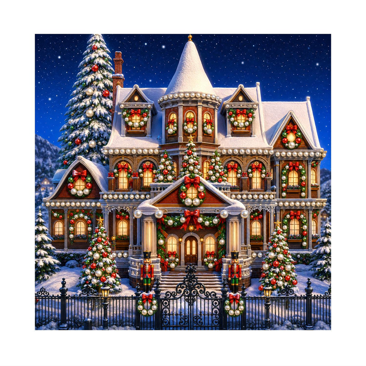 Victorian Manor Aglow pearl painting – image 11