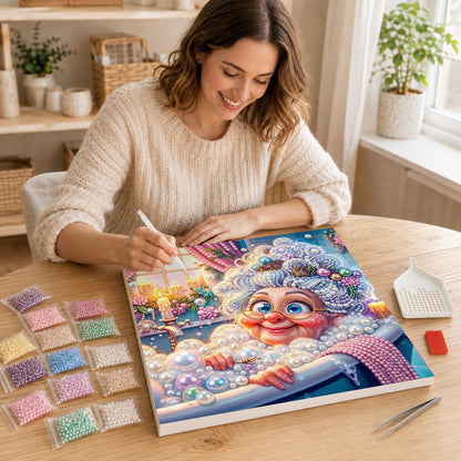 Bubble Bath Granny pearl painting – image 16