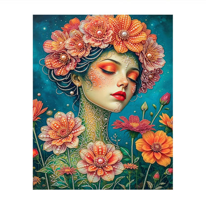 Peach Blossom Crown Dreamer pearl painting – image 11