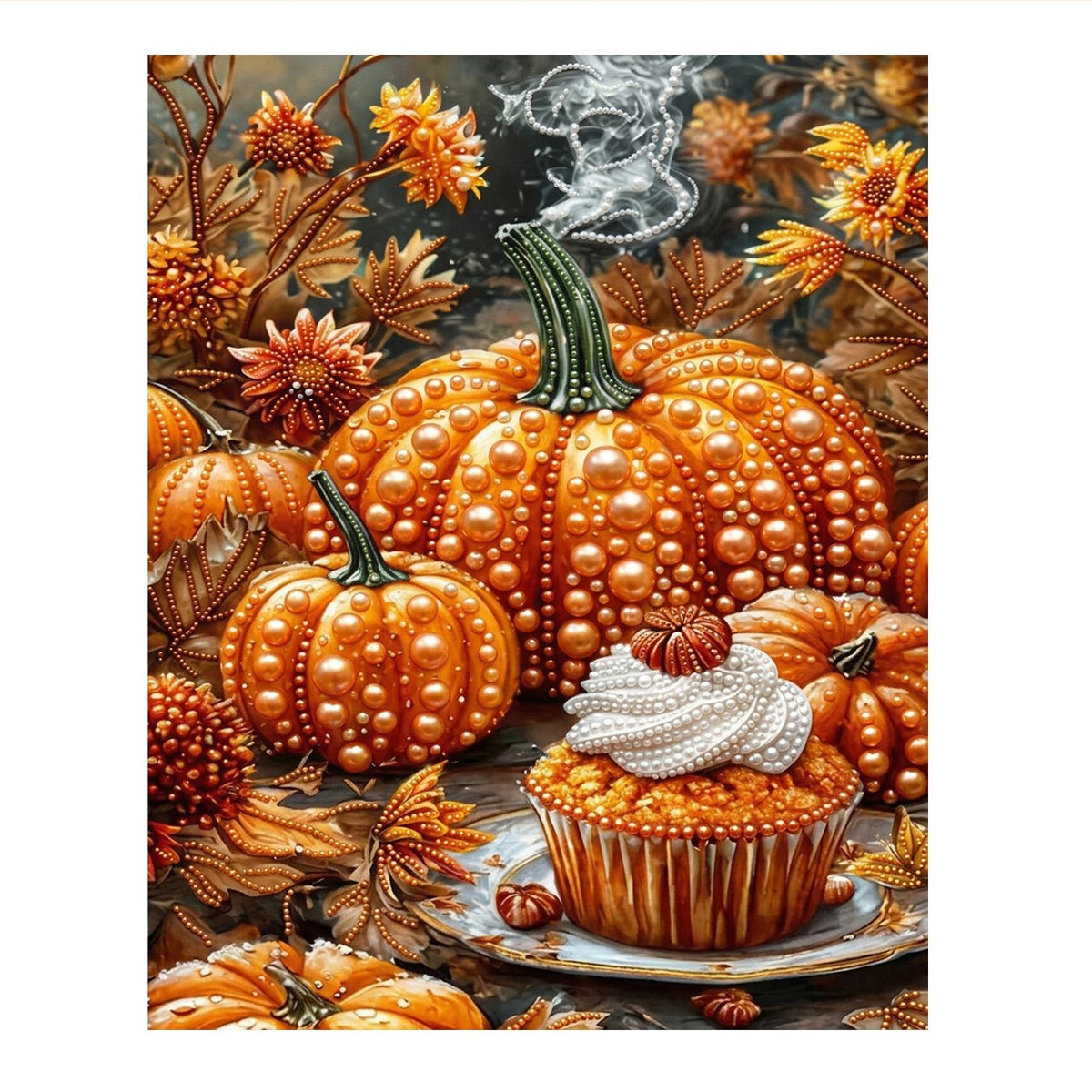 Pumpkin Spice Cupcake Harvest pearl painting – image 11