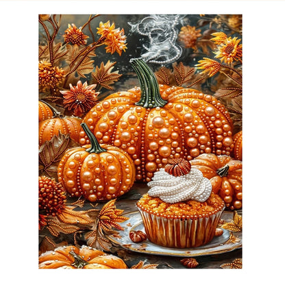 Pumpkin Spice Cupcake Harvest pearl painting – image 11