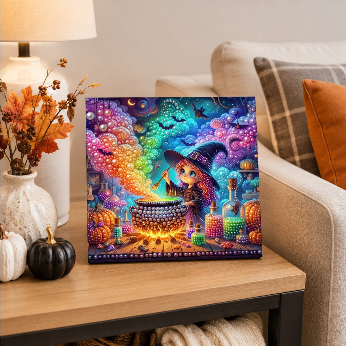 Little Witch's Rainbow Brew pearl painting – image 4