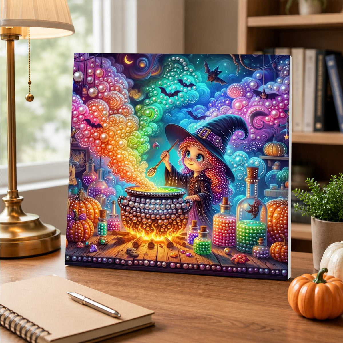 Little Witch's Rainbow Brew pearl painting – image 5