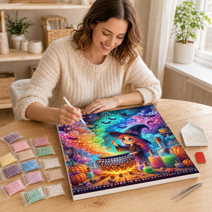 Little Witch's Rainbow Brew pearl painting – image 16