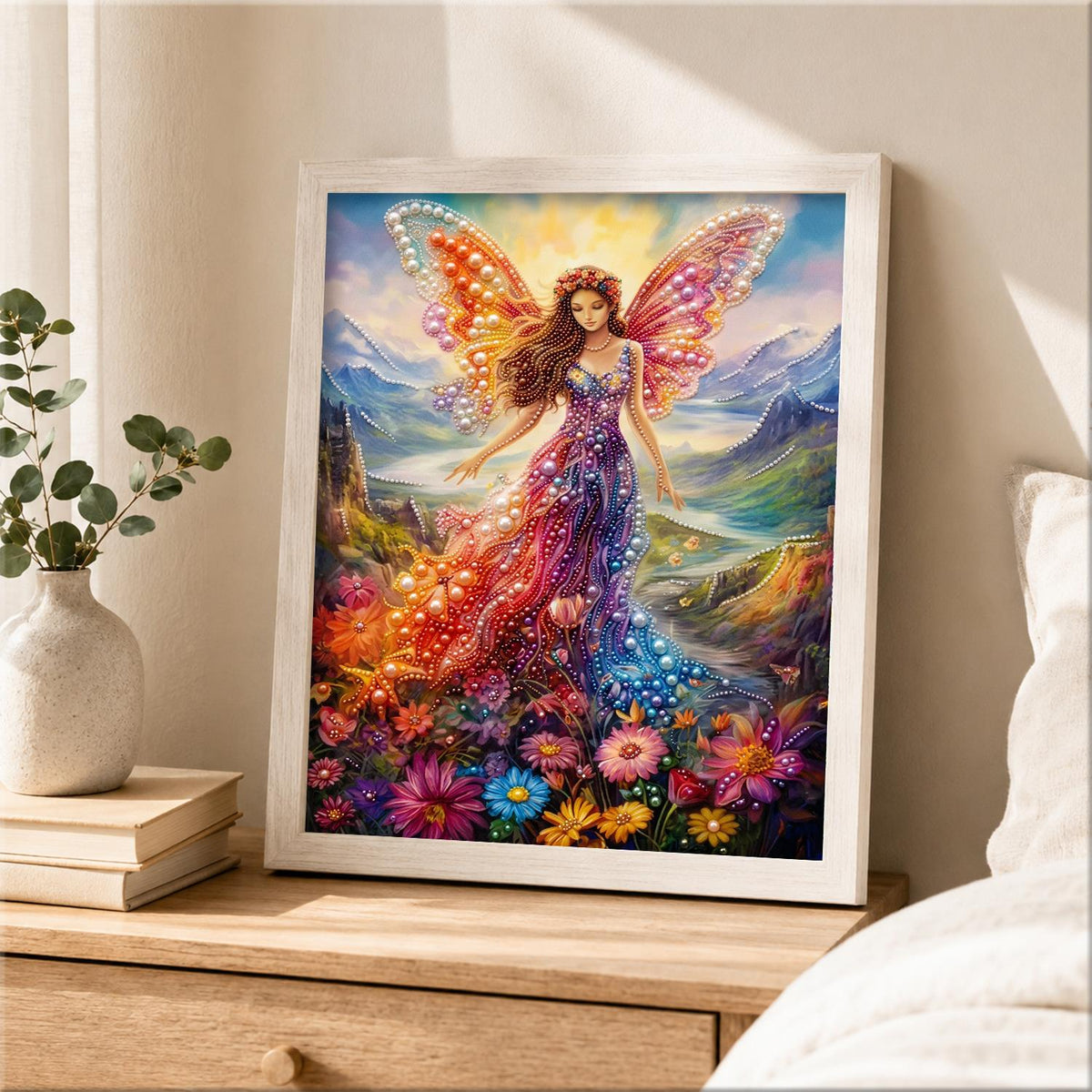 Fairy of the Mountain Meadow pearl painting – image 2