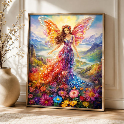 Fairy of the Mountain Meadow pearl painting – image 5