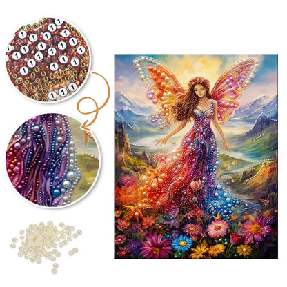 Fairy of the Mountain Meadow pearl painting – image 6