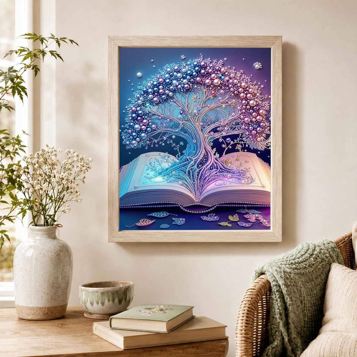 Storybook Tree of Dreams pearl painting – image 4