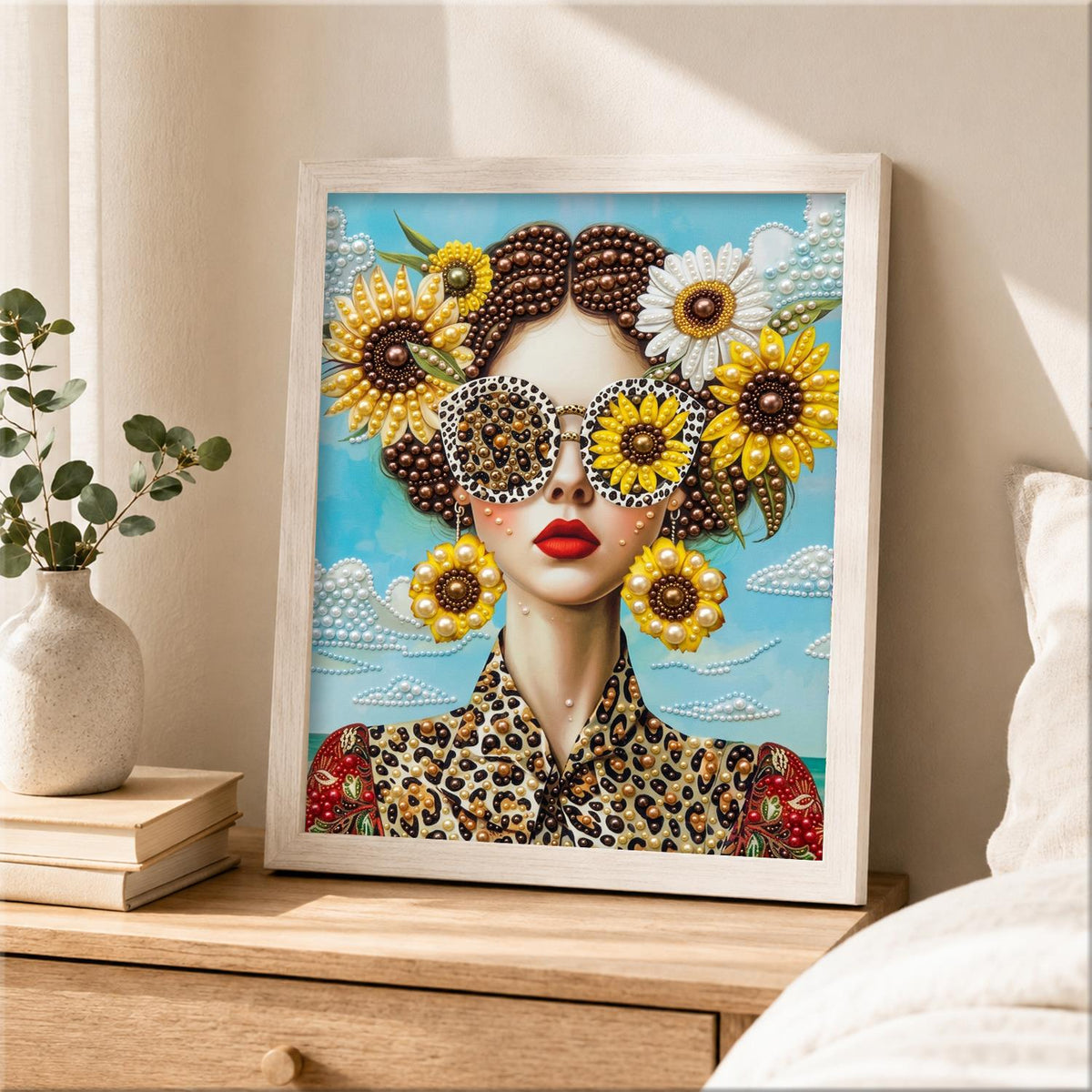 Sunny Specs and Leopard Print pearl painting – image 2