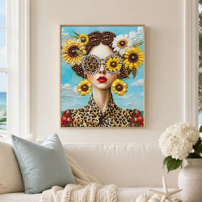 Sunny Specs and Leopard Print pearl painting – image 3