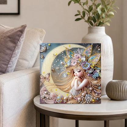 Moon Cradle Dreamer pearl painting – image 4