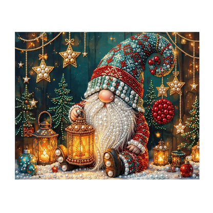 Gnome Among Lanterns and Stars pearl painting – image 11