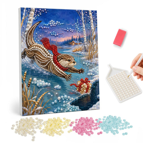 Winter Seal Pearl Painting Kit pearl painting – image 1