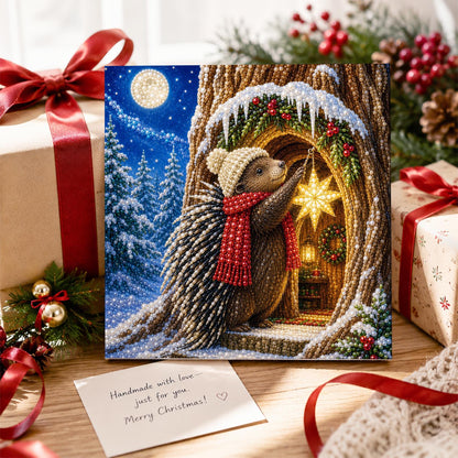 Hedgehog's Tree Hollow Star pearl painting – image 2