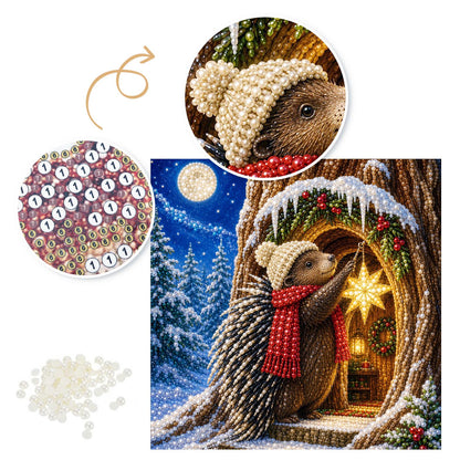 Hedgehog's Tree Hollow Star pearl painting – image 6