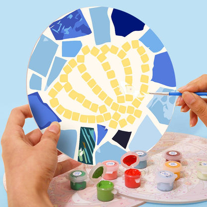 Starfish and Jellyfish Mosaic paint by numbers placemat set – image 5