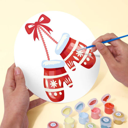 Cozy Mittens and Reindeer paint by numbers placemat set – image 13