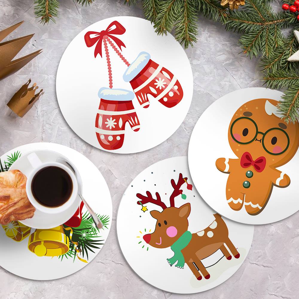 Cozy Mittens and Reindeer paint by numbers placemat set – image 16