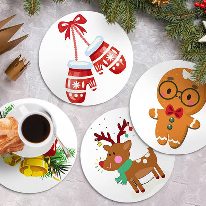 Cozy Mittens and Reindeer paint by numbers placemat set – image 16