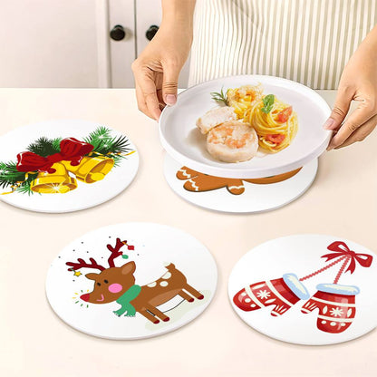 Cozy Mittens and Reindeer paint by numbers placemat set – image 18