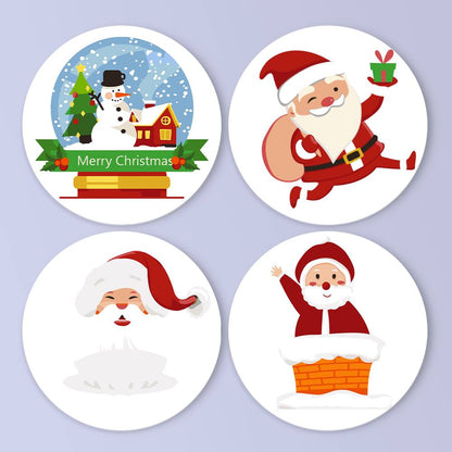 Jolly Santa and Snowman Globe paint by numbers placemat set – image 7