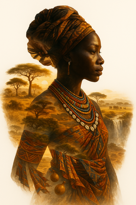 Crown of the Sunlit Savannah (Diamond Painting) Diamond Painting kit