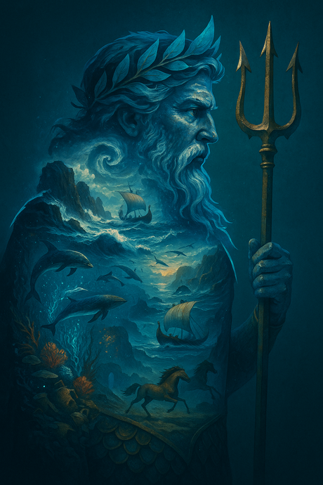 The Trident and the Tide (Diamond Painting) Diamond Painting kit