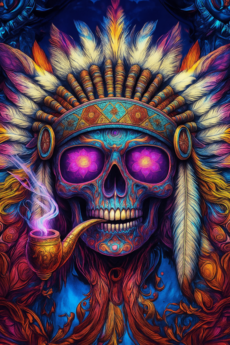 The Chief Skull (Diamond Painting) Diamond Painting kit