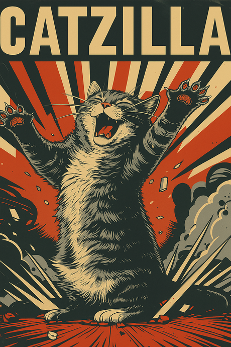 Catzilla (Diamond Painting) Diamond Painting kit