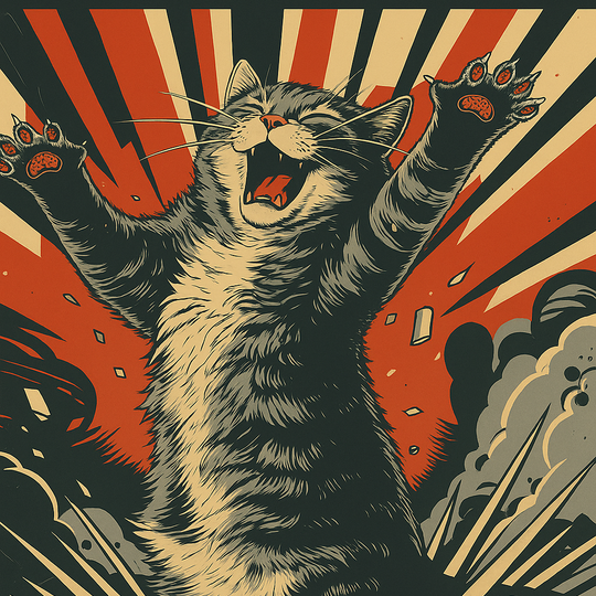 Catzilla (Diamond Painting)