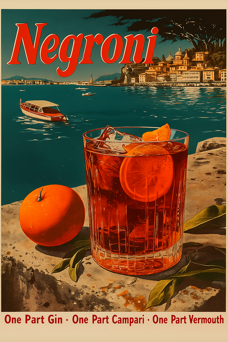 Negroni Riviera (Diamond Painting) Diamond Painting kit
