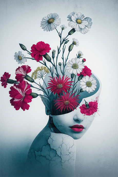 The Floral Mind (Diamond Painting) Diamond Painting kit
