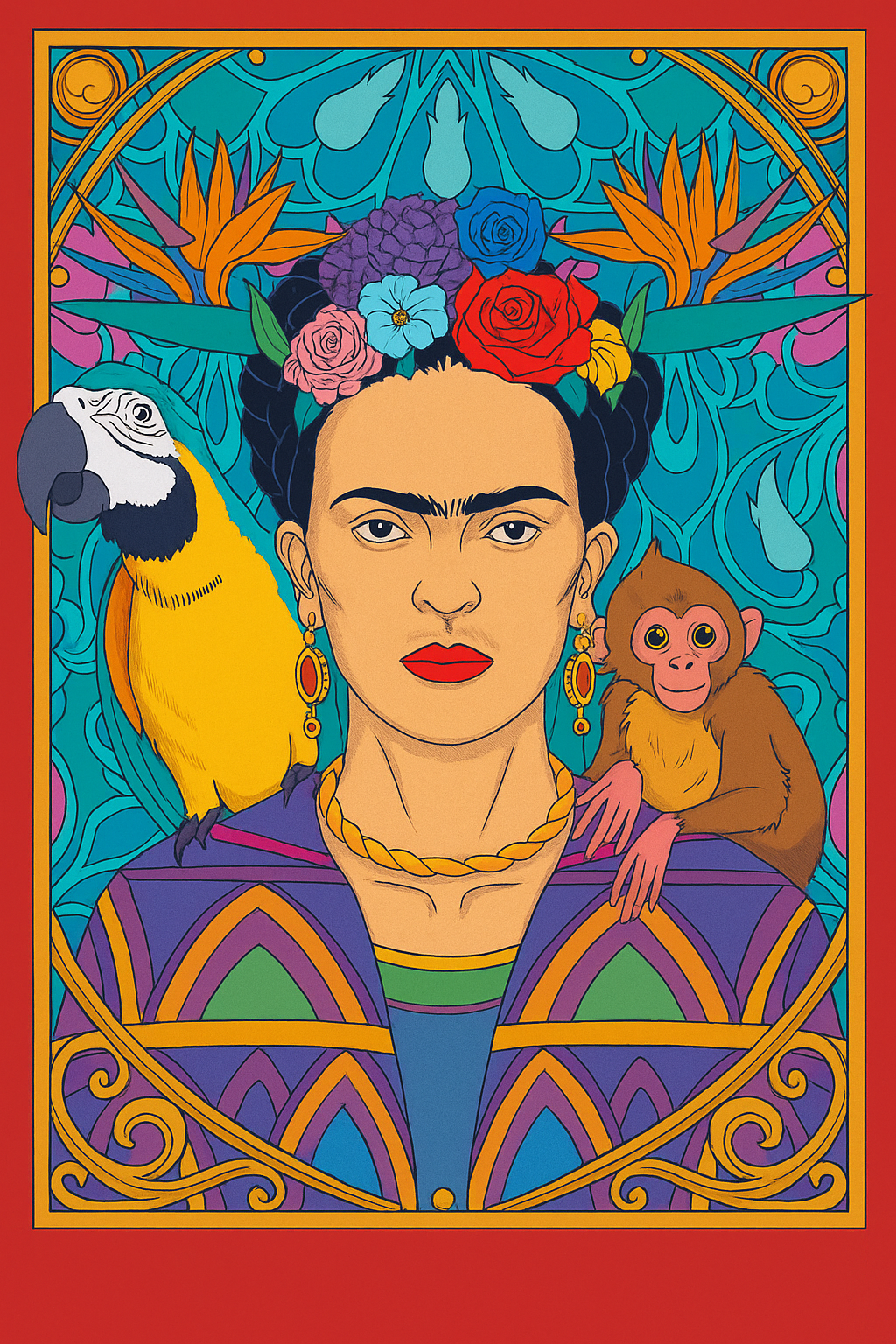 Frida Kahlo in Bloom